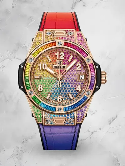 HUBLOT Big Bang Replica One Click Rainbow King Gold 39 Luxury and Style Combined