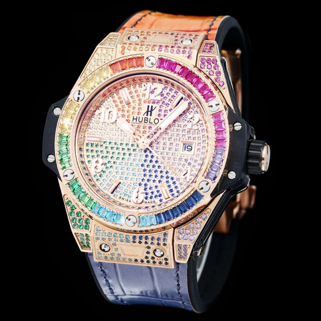 HUBLOT Big Bang Replica One Click Rainbow King Gold 39 Luxury and Style Combined