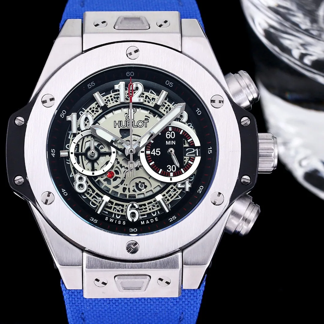 Hublot Big Bang Replica 411.NX.5179.RX Blue Dial Titanium Watch