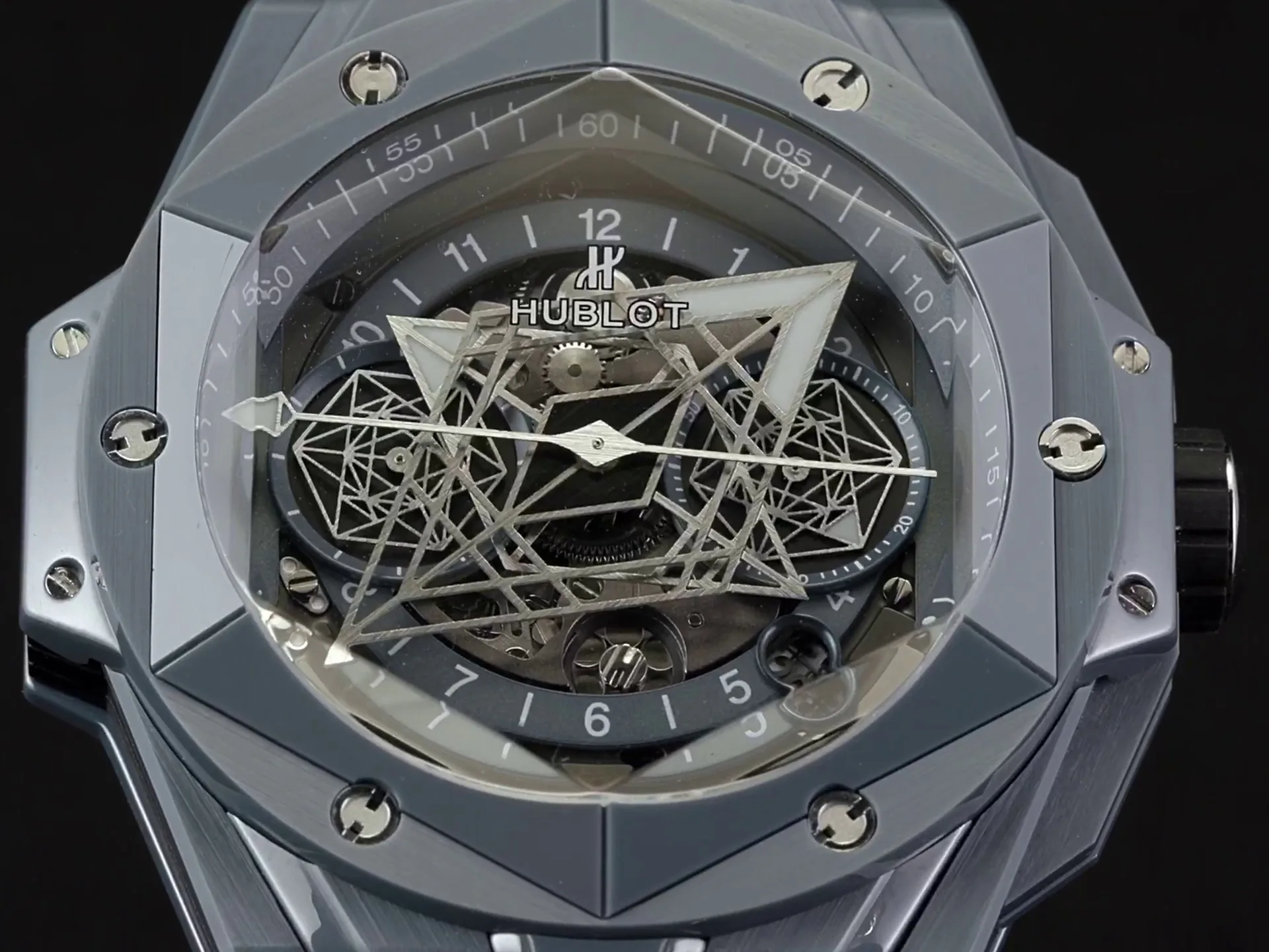 Hublot Big Bang Replica Sang Bleu II Grey Ceramic 418.FX.8007.RX.MXM21 45mm Watch