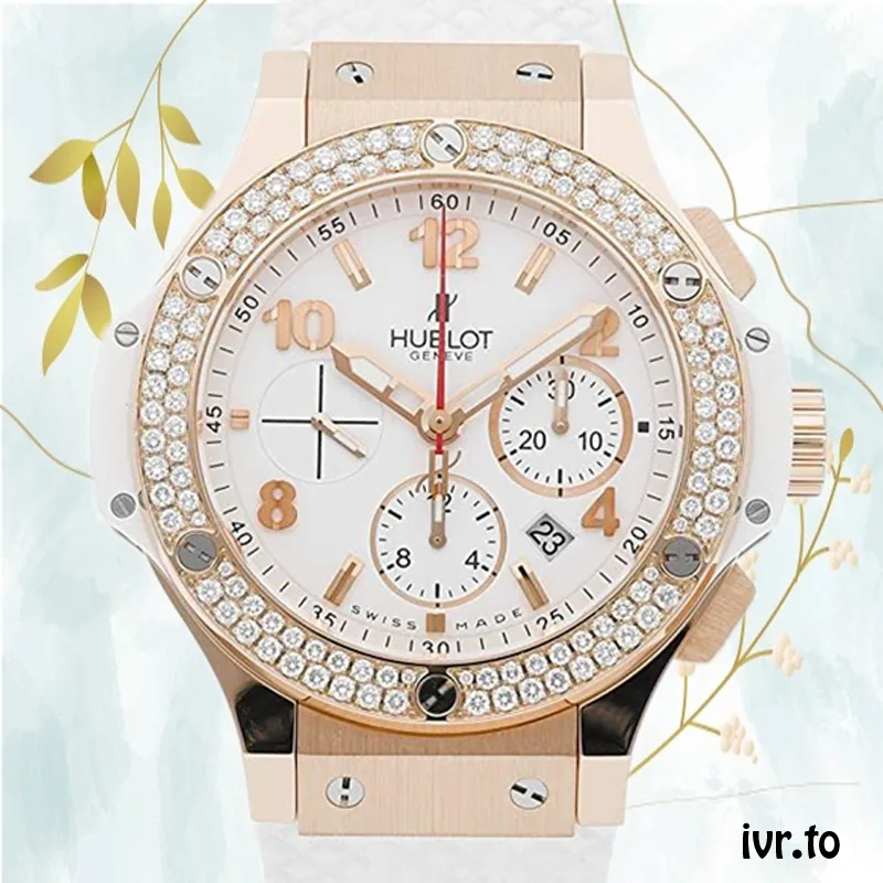 Hublot Big Bang 44mm 301.PE.230.RW.114 Men's White Dial Rose Gold-tone