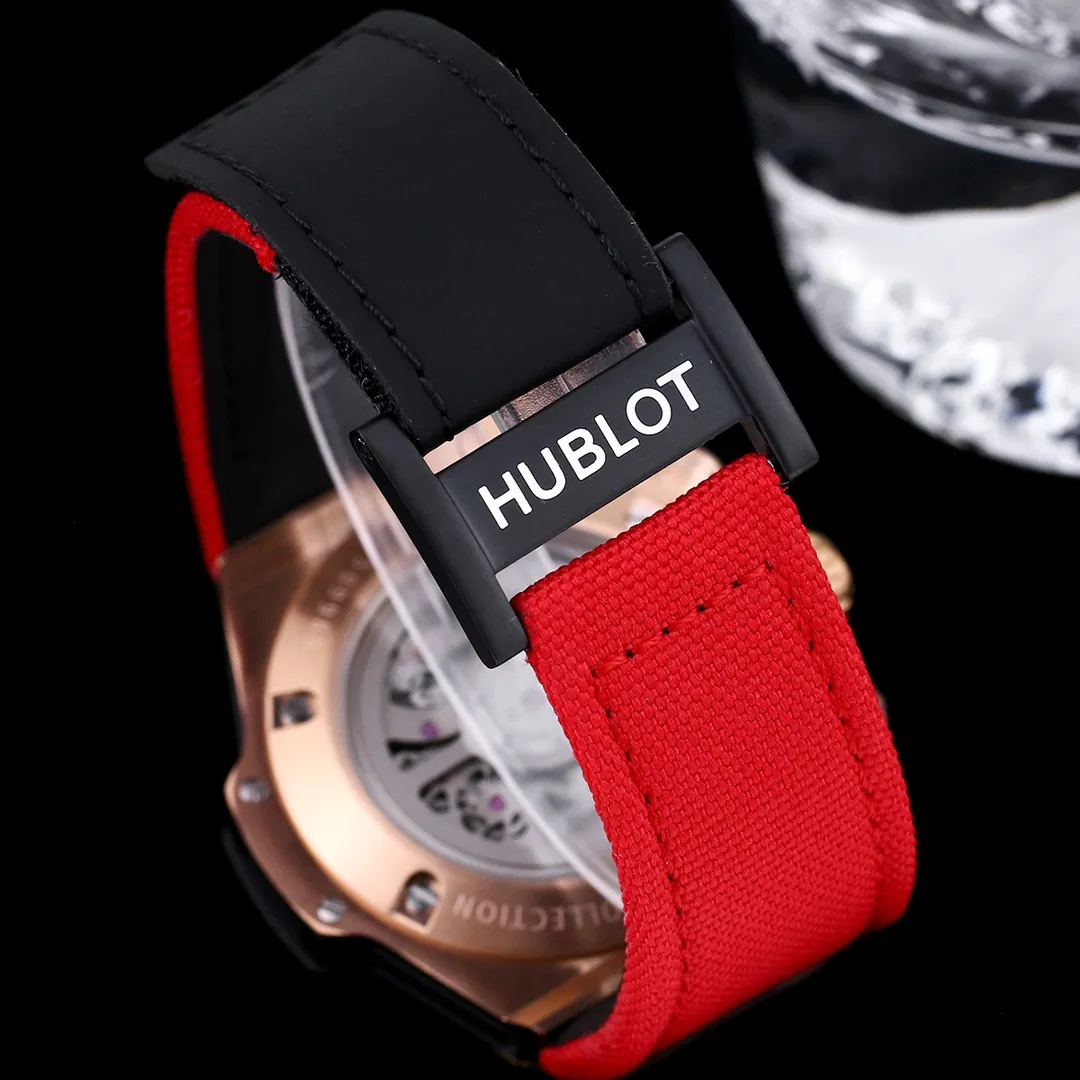 Hublot Big Bang Replica Unico Rose Gold Rainbow Skeleton Dial Watch