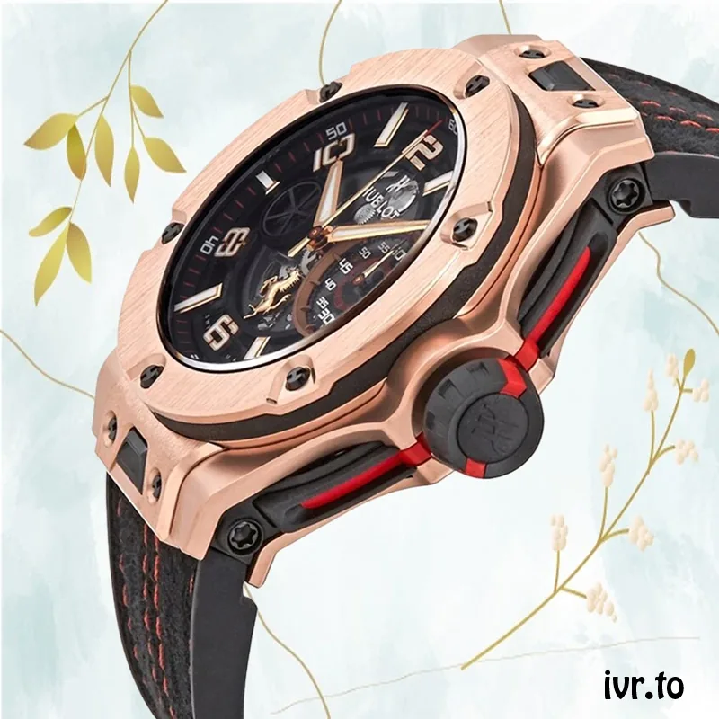 Hublot Big Bang 44mm Men 402.OX.0138.WR Rubber Band Rose Gold-tone