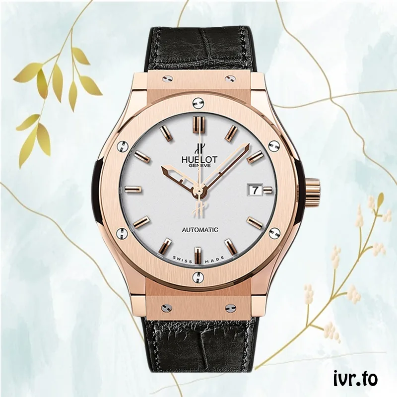 Hublot Classic Fusion 511.OX.2610.LR Men's 43mm White Dial Rose Gold-tone