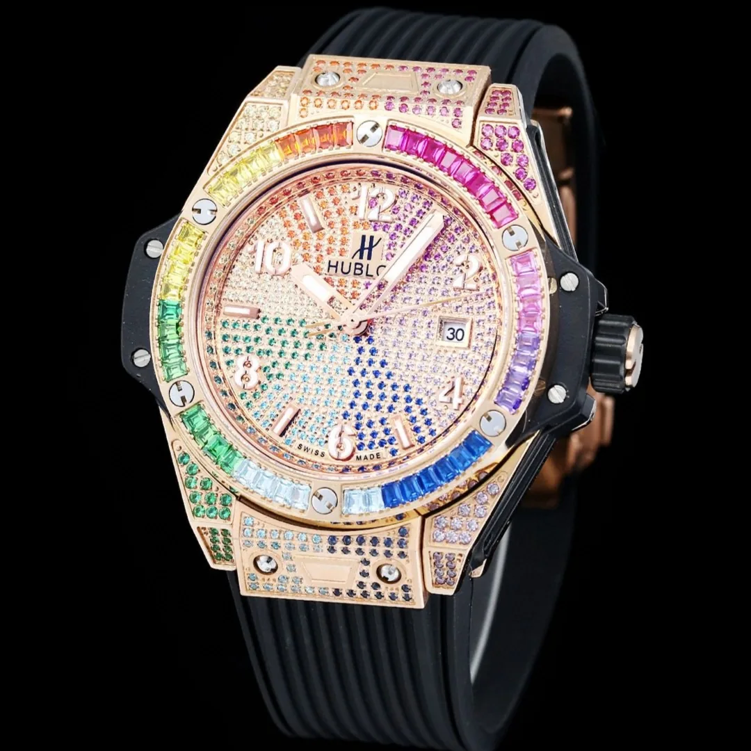 HUBLOT Big Bang Replica One Click Rainbow King Gold 39 Luxury and Style Combined