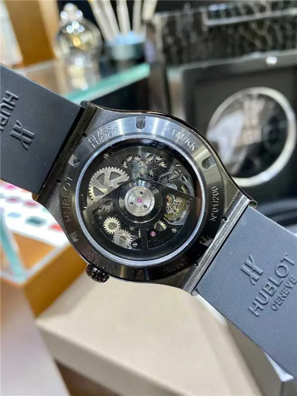 Hublot Classic Fusion Replica 507.CX.9000.RX.TAK21 Murakami Black Diamond Sunflower Watch