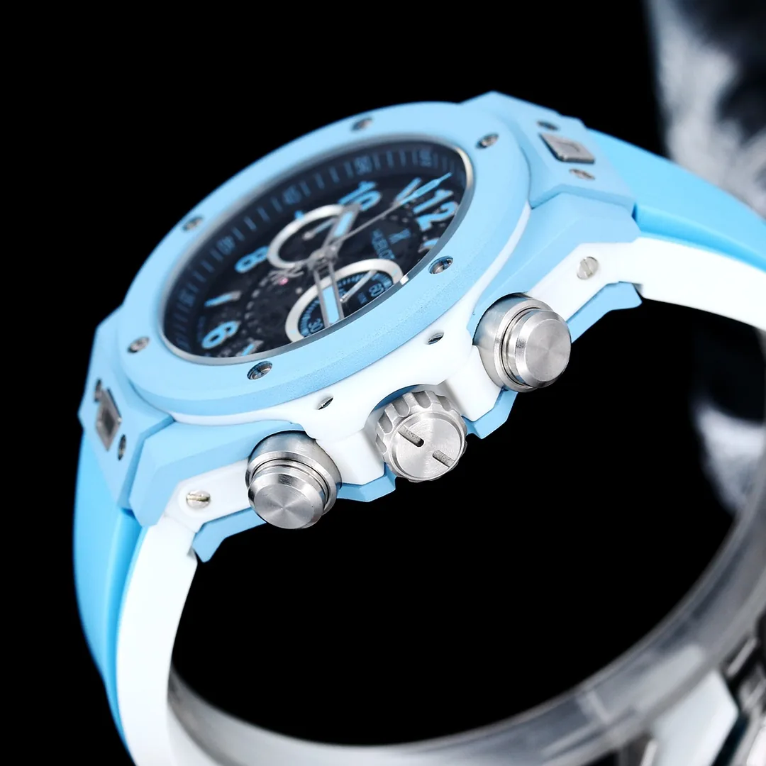 Swiss Replica Hublot Big Bang Unico 441.EX.5120.RX Sky Blue Skeleton Sport Watch With Composite Case
