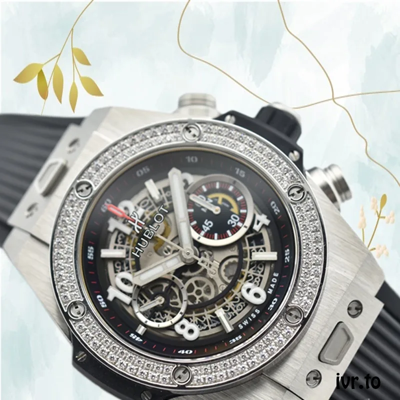 Hublot Big Bang Men 411.NX.1170.RX.1104 44mm Automatic Diamond Bezel