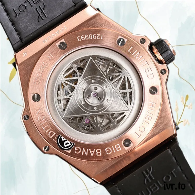 Hublot Big Bang 415.OX.1118.VR.MXM17 44mm Men Rose Gold-tone Black Dial