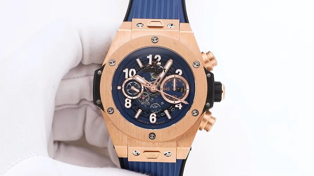 Hublot Big Bang Replica Unico 411.OX.5189.RX King Gold Blue Dial Watch