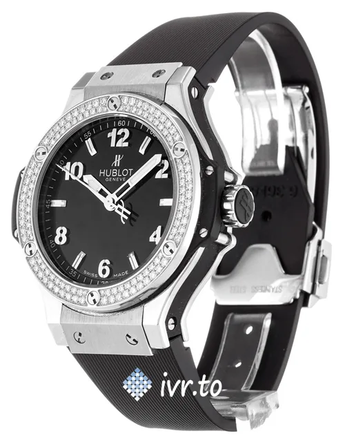 Hublot 36mm ivr361.SX.1270.RX.1104 Ladies 36 MM Steel set with Diamonds