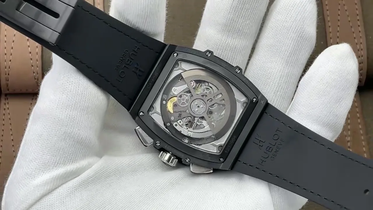 Hublot Spirit Of Big Bang Replica 601.CI.0173.RX 42mm Tonneau Black Ceramic Watch