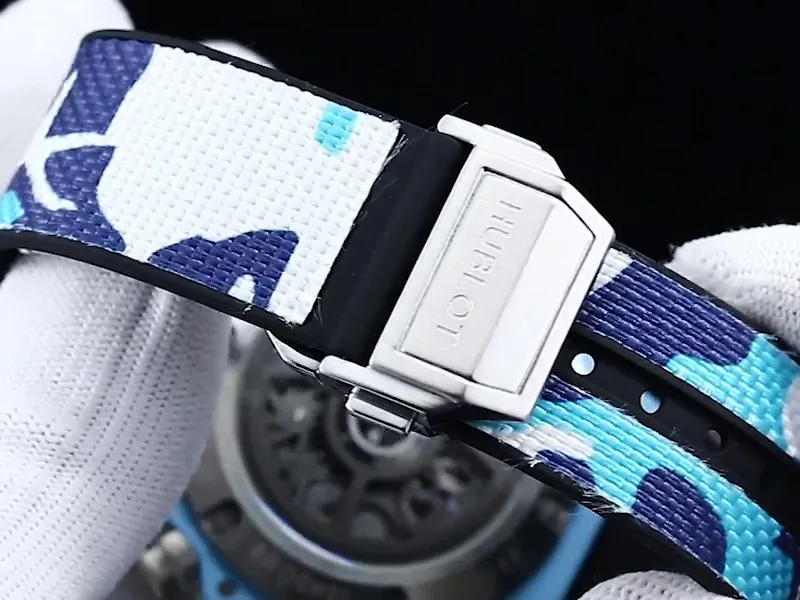 Hublot Big Bang Replica Unico 44mm Sky Blue Camouflage Ceramic Watch
