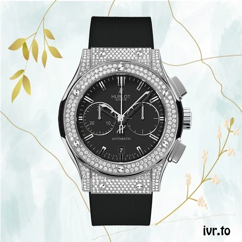 Hublot Classic Fusion Men 521.NX.9010.LR.1704 44mm Diamonds Automatic