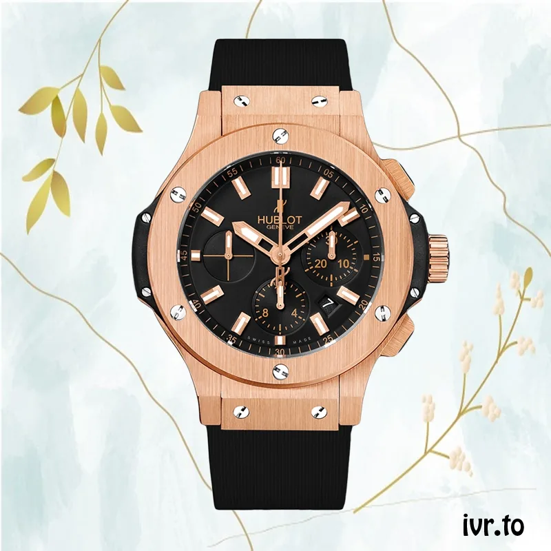Hublot Big Bang 44mm Men 301.PX.1180.RX Rubber Band Quartz/Automatic
