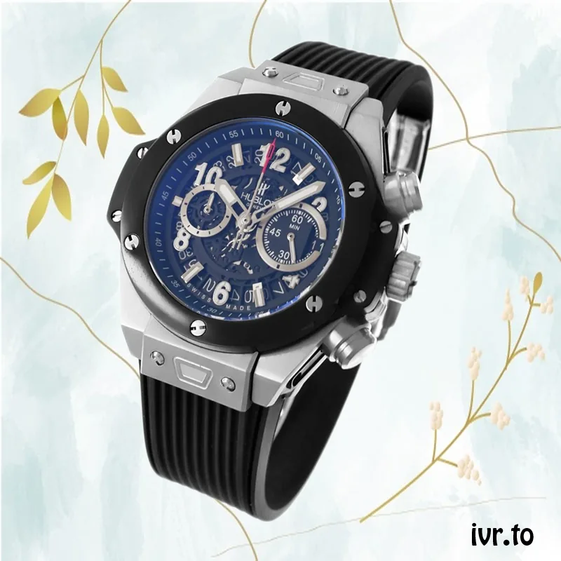 Hublot King Power Men's 441.NM.1171.RX 44mm Quartz/Automatic Rubber Band