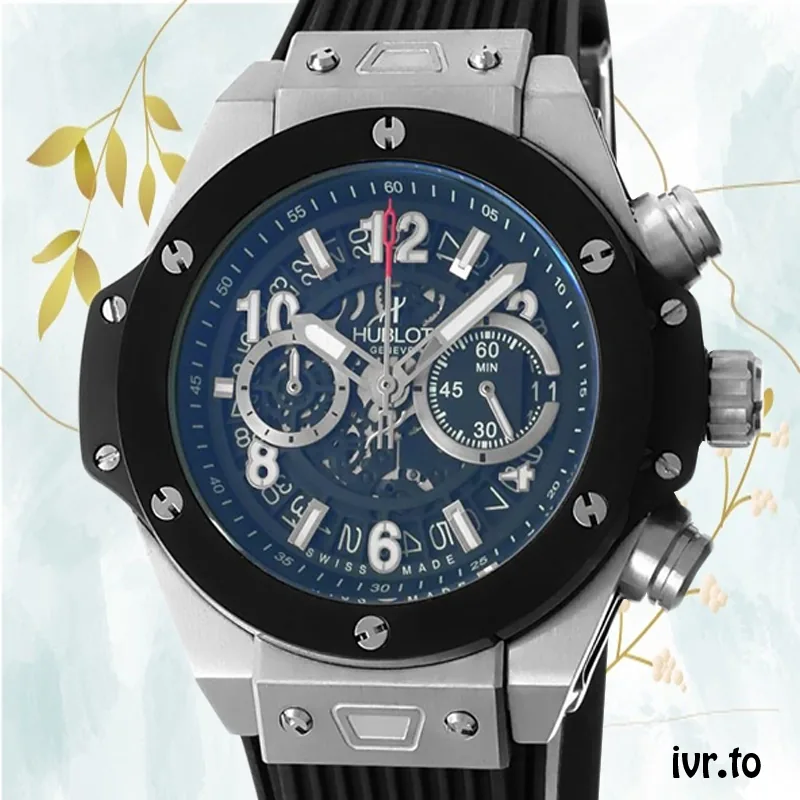 Hublot King Power Men's 441.NM.1171.RX 44mm Quartz/Automatic Rubber Band
