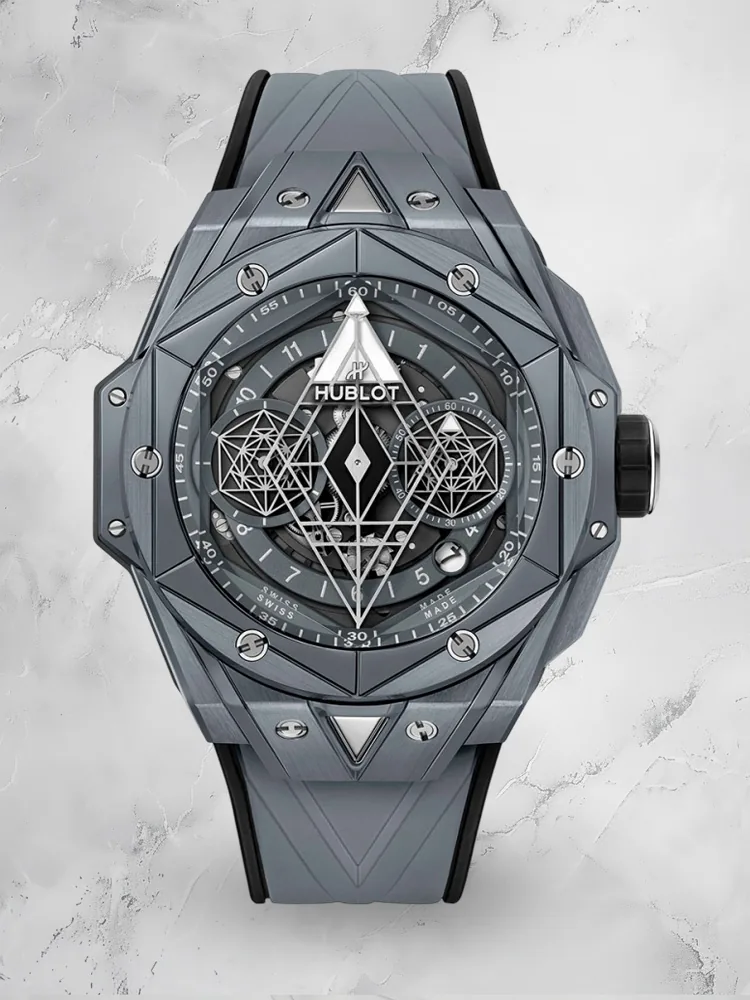 Hublot Big Bang Replica Sang Bleu II Grey Ceramic 418.FX.8007.RX.MXM21 45mm Watch