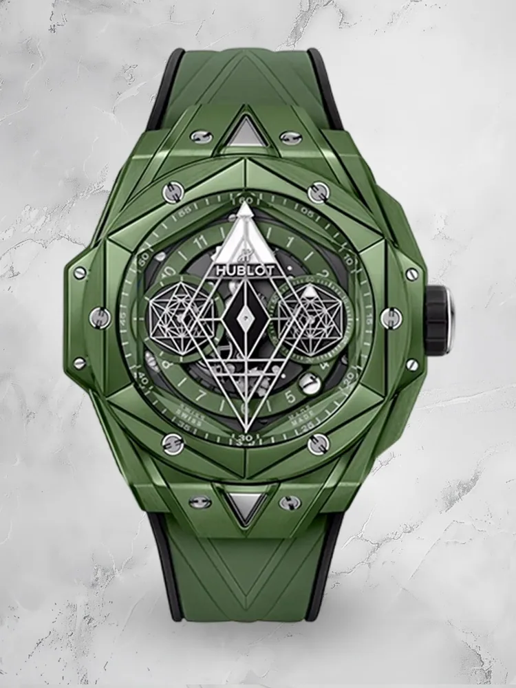 Hublot Big Bang Replica Unico 418.GX.5207.RX.MXM22 45mm Green Ceramic Watch