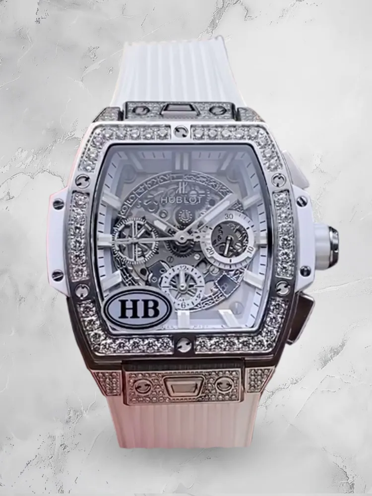 Hublot Spirit Of Big Bang Replica 642.NE.2010.RW.1604 42mm Skeleton Dial Watch
