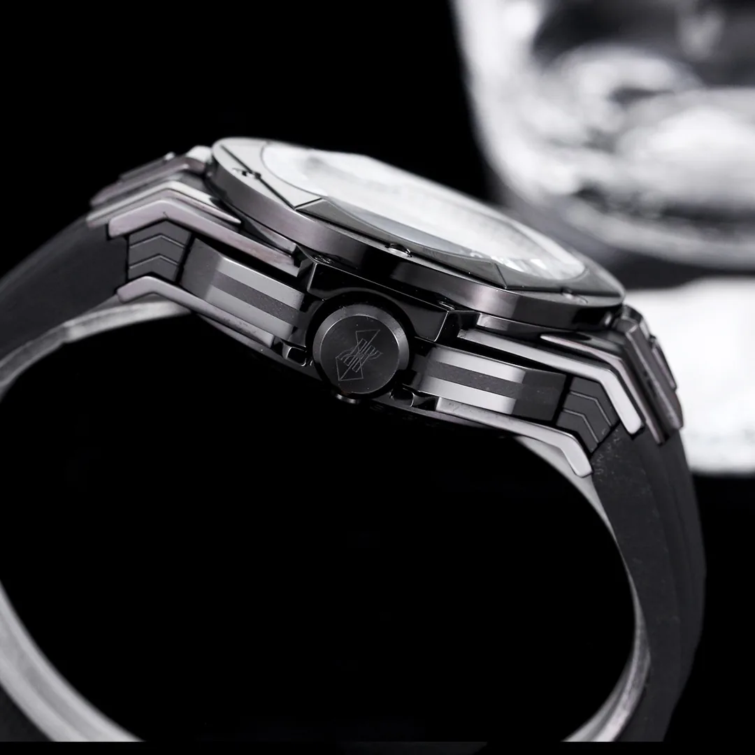 Hublot Big Bang Replica Sang Bleu II Tattoo Black Ceramic Watch