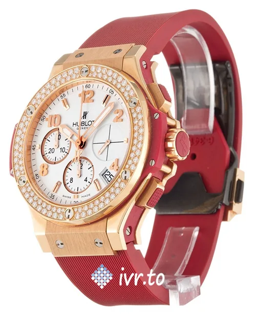 Hublot 41mm ivr341.PR.2010.RR Ladies 41 MM Red Gold