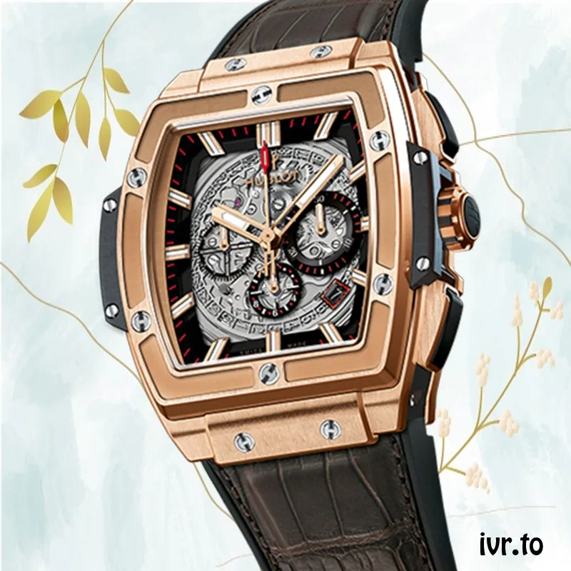 Hublot Spirit Of Big Bang 601.OX.0183.LR 44mm Men Leather Strap Stainless Steel