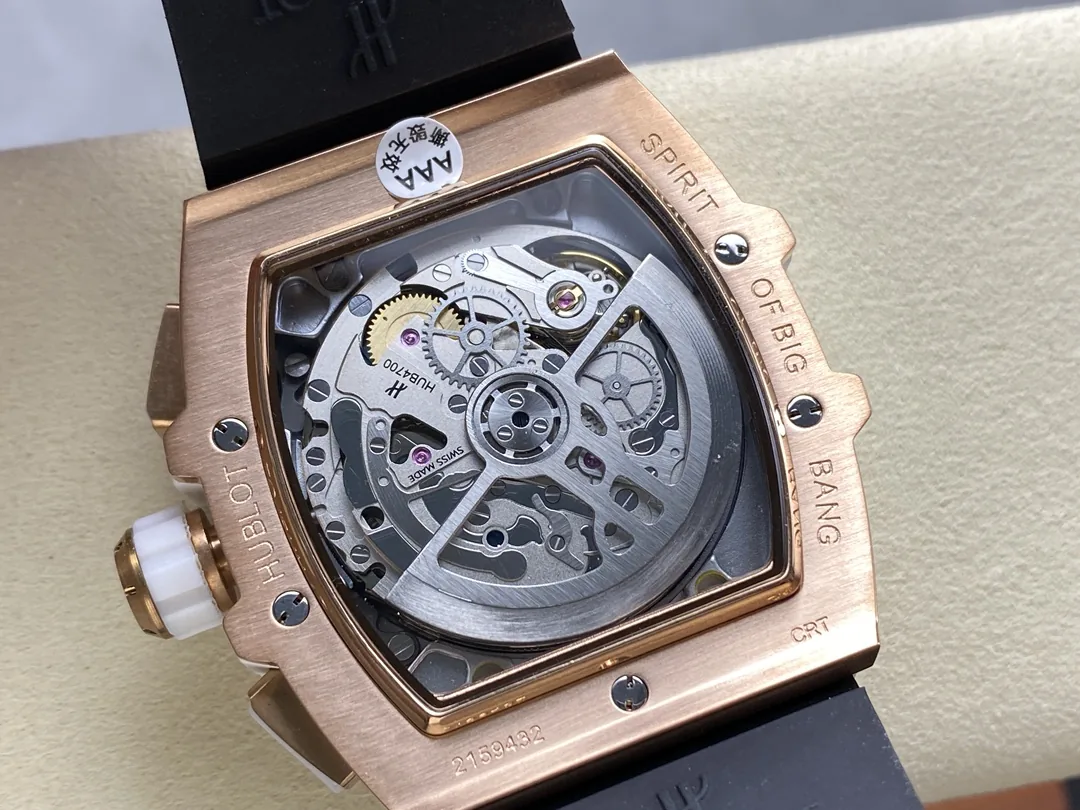 Hublot Spirit Of Big Bang Replica 642.OX.0180.RX.1104 42mm Rose Gold Diamonds Watch