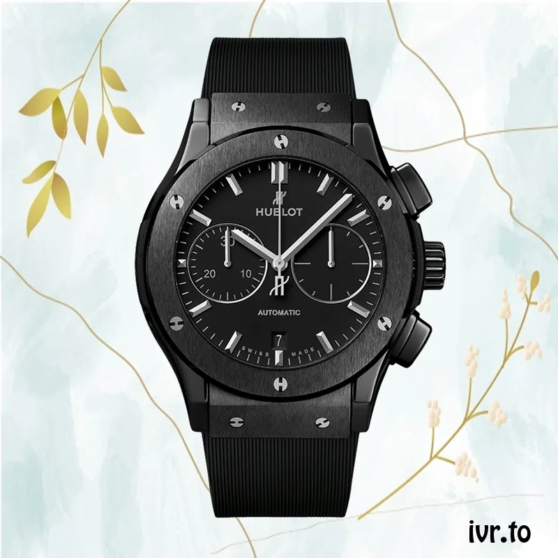 Hublot Classic Fusion 42mm 521.CM.1171.RX Men's Black-tone Rubber Band