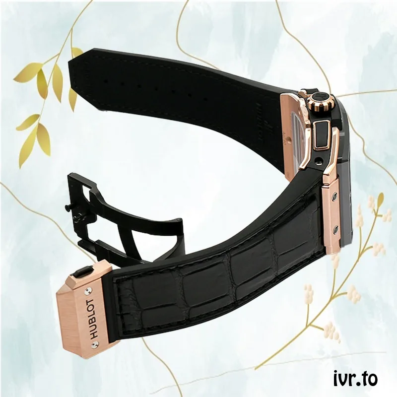 Hublot Spirit Of Big Bang 601.OM.0183.LR 44mm Men Stainless Steel Leather Strap