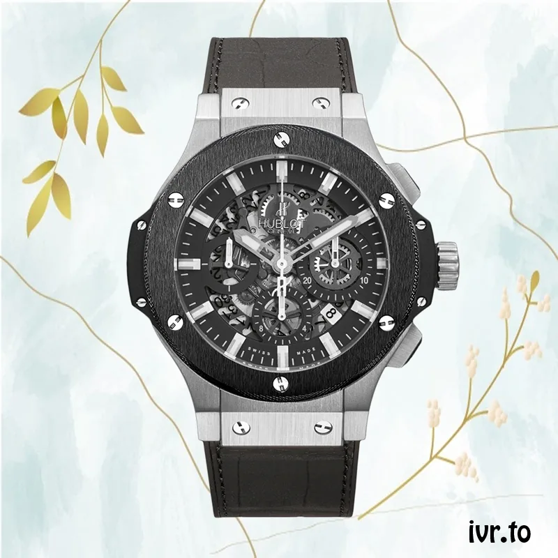 Hublot Big Bang 311.SM.1170.GR Men 44mm Leather Strap
