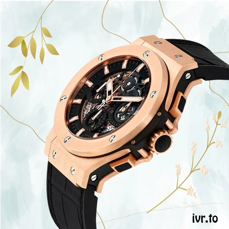 Hublot Big Bang Men 311.PX.1180.GR 44mm Skeleton Dial Leather Strap