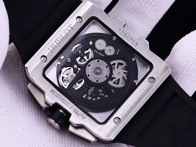 Hublot Square Big Bang Replica Unico 42mm White gold Titanium Ceramic Watch
