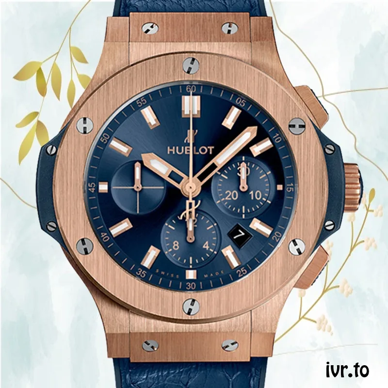 Hublot Big Bang Men 44mm 301.PX.7180.LR Leather Strap Stainless Steel
