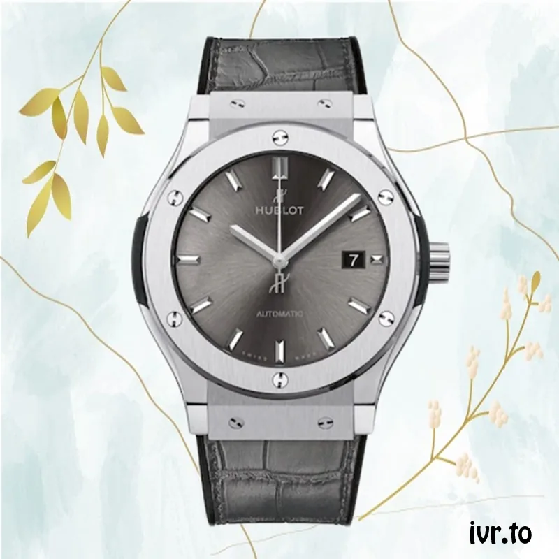 Hublot Classic Fusion 43mm/42mm/45mm Men's 511.NX.7071.LR Silver-tone Leather Strap