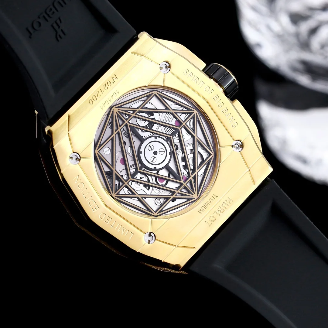 Hublot Big Bang Replica Sang Bleu II Magic Gold Case Watch
