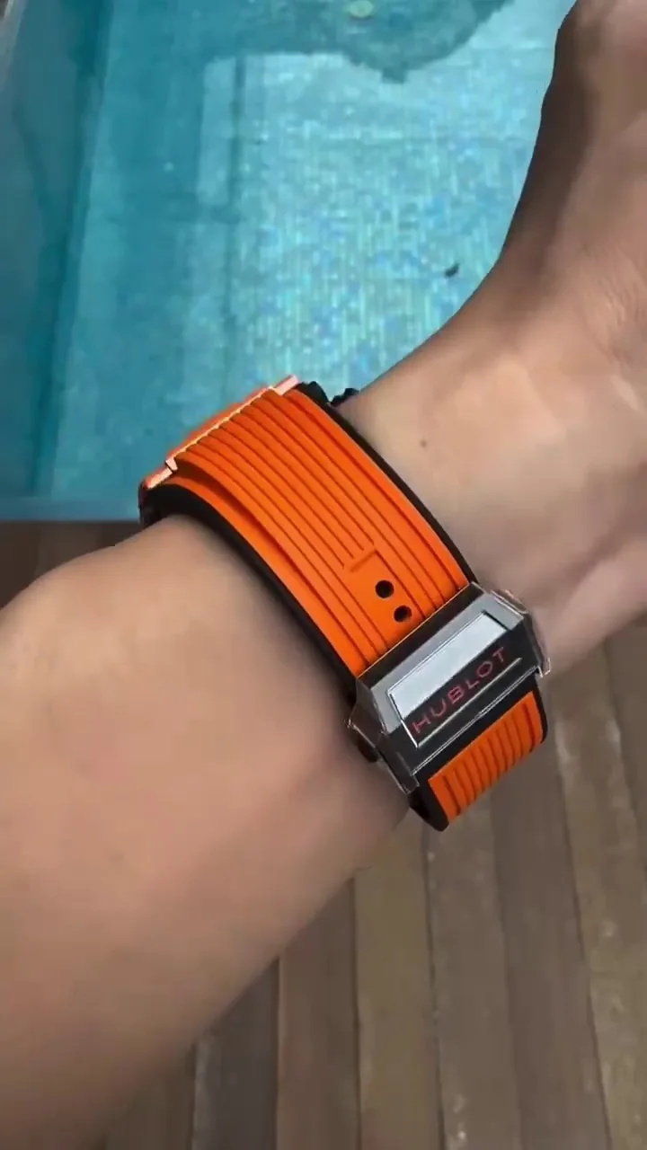 Hublot Big Bang Replica Unico 42mm Polished Orange Ceramic Watch
