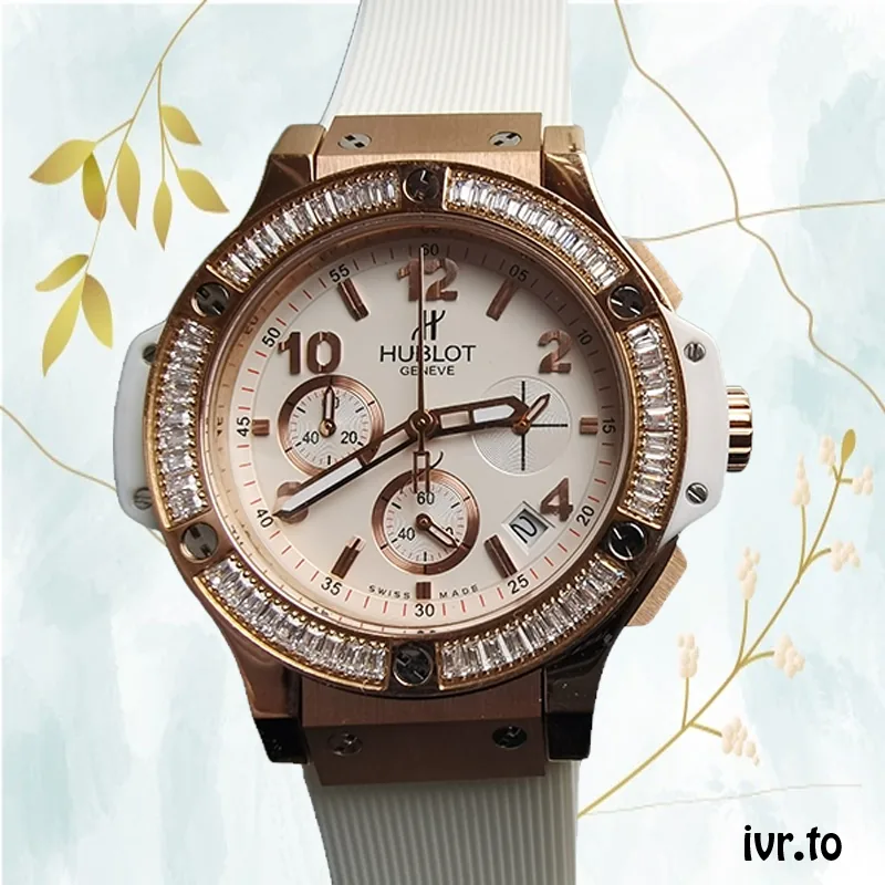 Hublot Big Bang 38mm/44mm Ladies/Men's 341.PE.230.RW.114 Rose Gold-tone White Dial