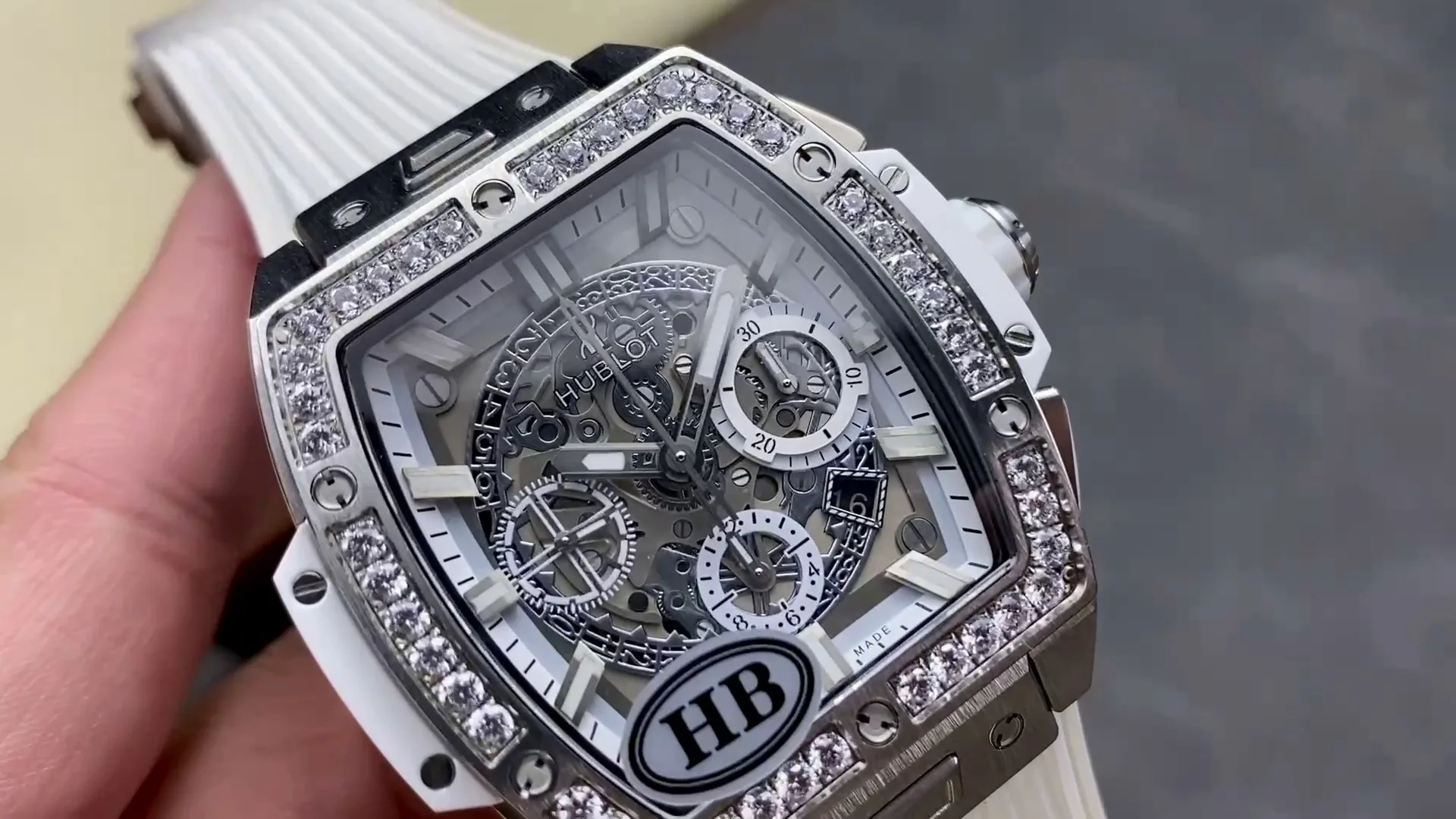 Hublot Spirit Of Big Bang Replica 642.NE.2010.RW.1204 42mm Grey Dial Watch