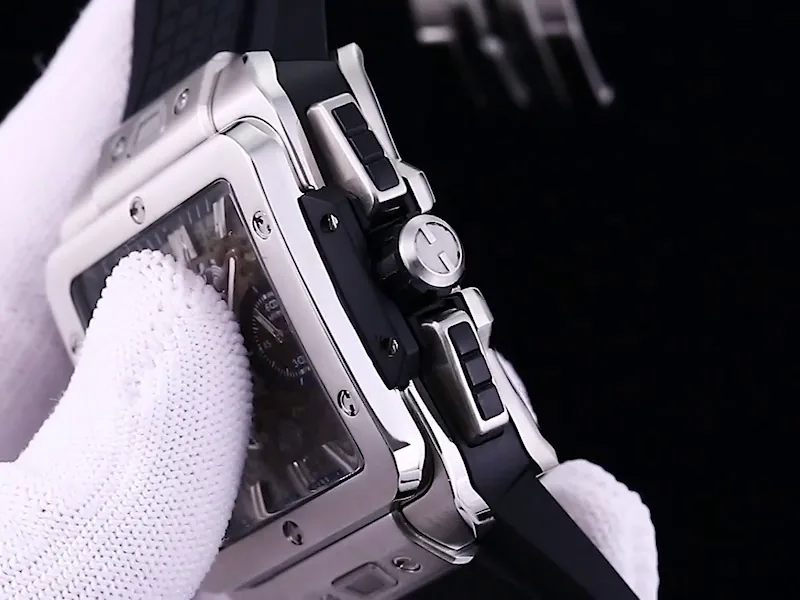 Hublot Square Big Bang Replica Unico 42mm White gold Titanium Ceramic Watch