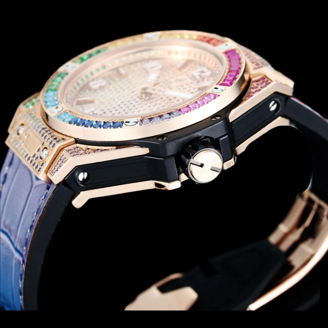 HUBLOT Big Bang Replica One Click Rainbow King Gold 39 Luxury and Style Combined