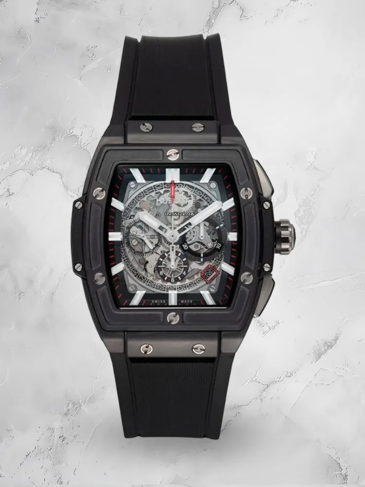 Hublot Spirit Of Big Bang Replica 601.CI.0173.RX 42mm Tonneau Black Ceramic Watch