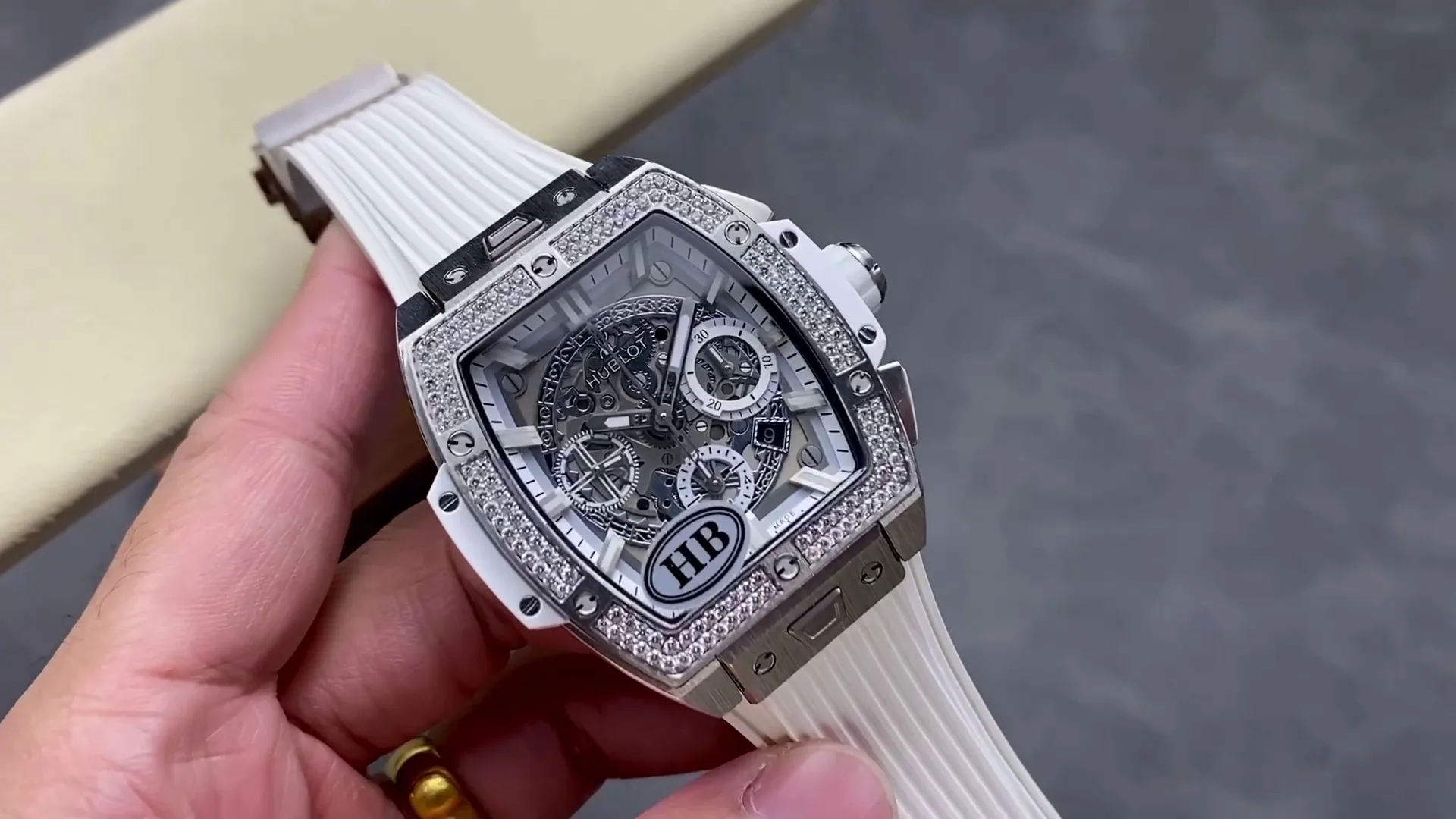 Hublot Spirit of Big Bang Replica 642.NE.2010.RW.1204 42mm White Dial Watch