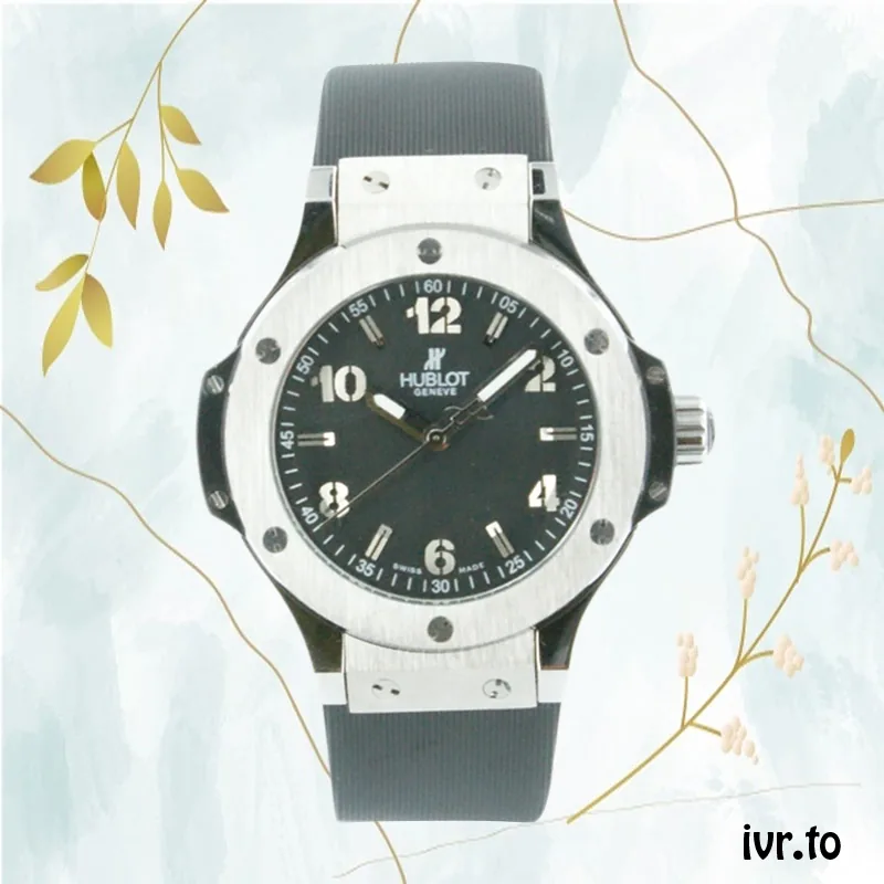 Hublot Big Bang BigBangBK002 33mm Ladies Silver-tone Black Dial