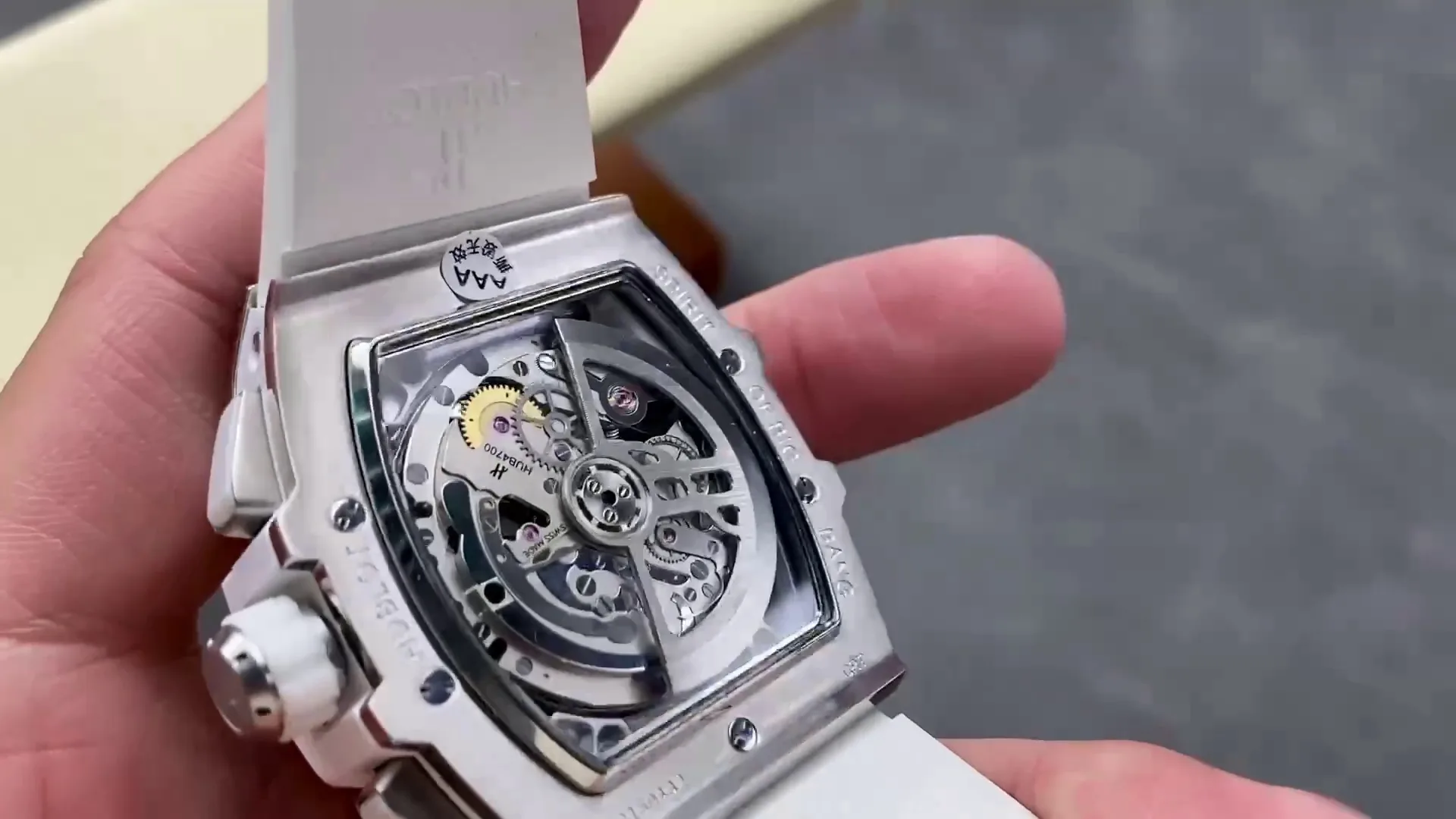 Hublot Spirit of Big Bang Replica 642.NE.2010.RW.1204 42mm White Dial Watch