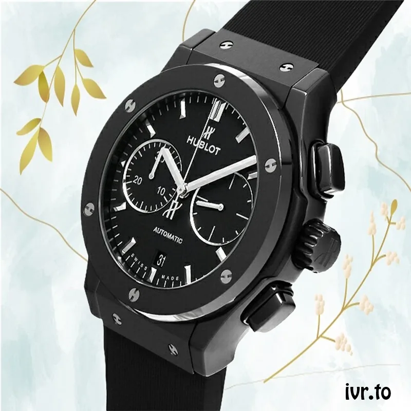 Hublot Classic Fusion 42mm 521.CM.1171.RX Men's Black-tone Rubber Band
