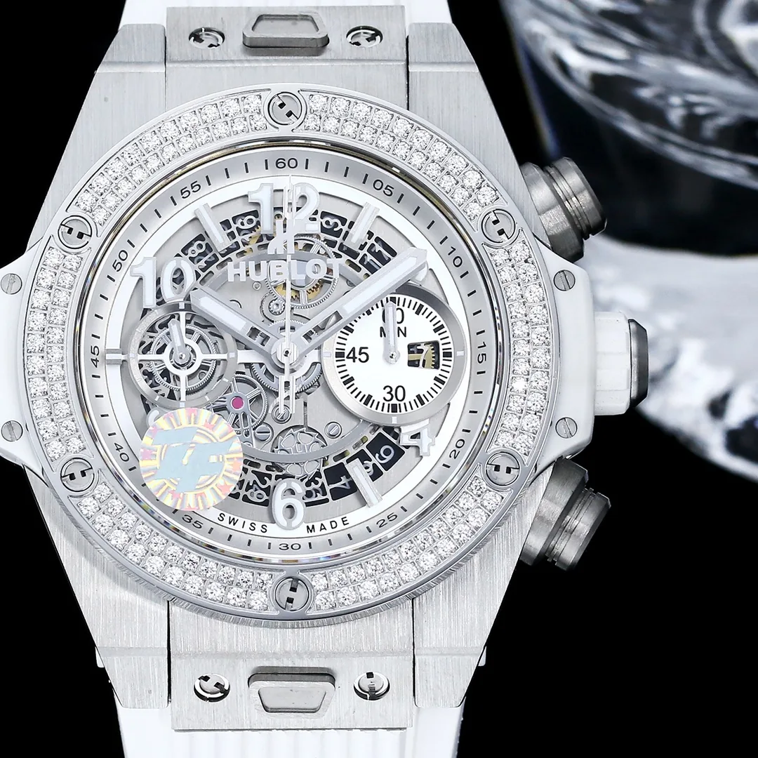 Swiss Hublot Big Bang Unico 441.NE.2011.RW.1104 Replica Diamond Bezel 42mm Watch – Elegant Skeleton Dial