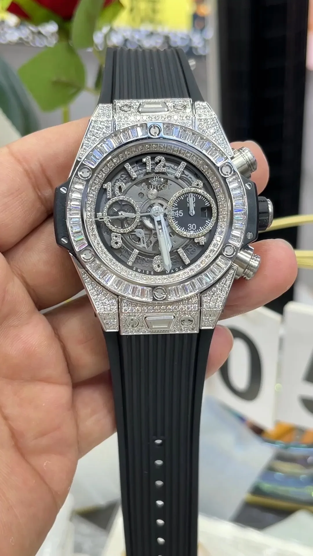 Hublot Big Bang Replica Unico 421.NX.1170.RX.0904 44 18K White Gold Watch