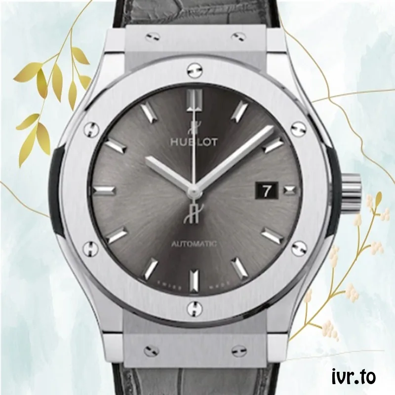 Hublot Classic Fusion 43mm/42mm/45mm Men's 511.NX.7071.LR Silver-tone Leather Strap
