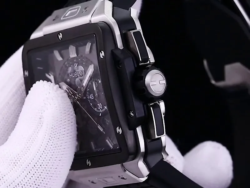 Hublot Square BIG BANG Replica 42 Quartz Black Bezel Watch